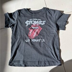 the Rolling Stones toddler 2T Black T-Shirt